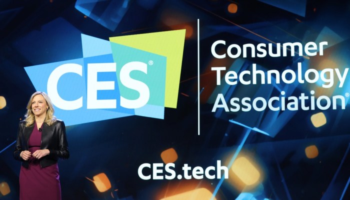 Image from Consumer Technology Association's annual CES technology trends event.