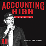 The Accounting High podcast cover art.