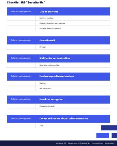 Free Written Information Security Plan Template | Rightworks